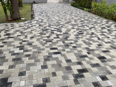 Завод «Гудрок», форма Новый город, коллекция STONE Line, цвет Агат, Графит, Опал