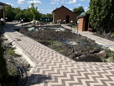 Завод «Гудрок», форма Паркет, цвет коричневый и бежевый