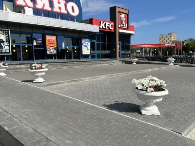 Завод «Гудрок», форма Брусчатка, цвет Серый. ТЦ Суворовский г.Пенза