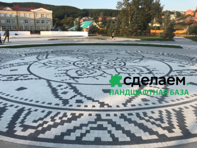 Завод «Выбор», форма Антик, коллекция стоунмикс, цвет белый, чёрный, бело-чёрный